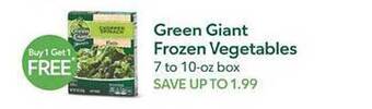 Publix Green giant frozen vegetables offer