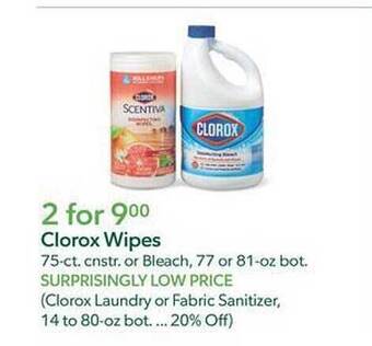 Publix Clorox wipes offer