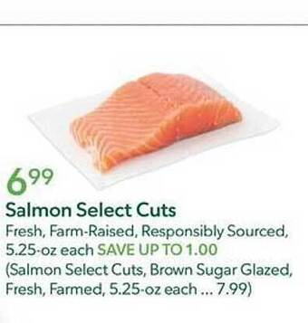 Publix Salmon select cuts offer