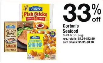 Safeway Gorton's seafood offer