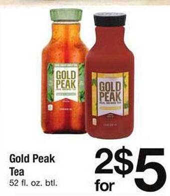 Safeway Gold peak tea offer