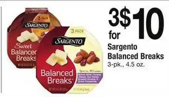 Safeway Sargento balanced breaks offer