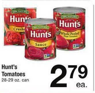 Safeway Hunt's tomatoes offer