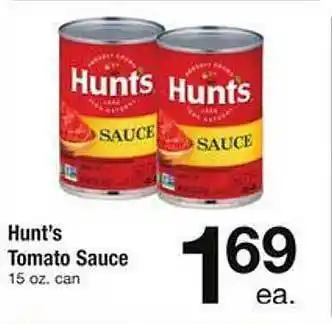 Safeway Hunt's tomato sauce offer
