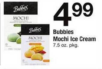 Safeway Bubbies mochi ice cream offer
