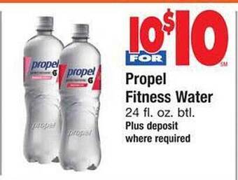 Safeway Propel fitness water offer