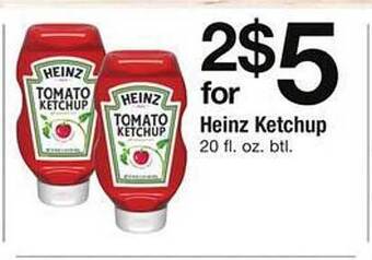 Safeway Heinz ketchup offer