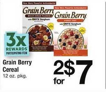 Safeway Grain berry cereal offer