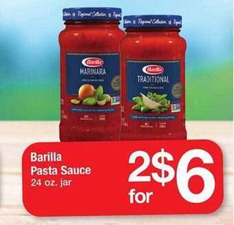 Safeway Barilla pasta sauce offer