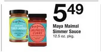Safeway Maya maimal simmer sauce offer