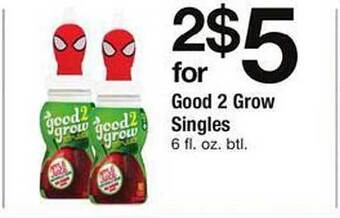 Safeway Good 2 grow singles offer