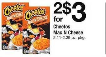 Safeway Cheetos mac n cheese offer