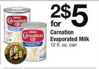 Safeway Carnation evaporated milk offer