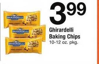 Safeway Ghirardelli baking chips offer
