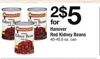Safeway Hanover red kidney beans offer