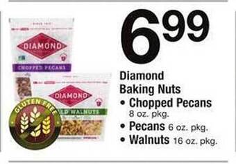 Safeway Diamond baking nuts, chopped pecans or walnuts offer