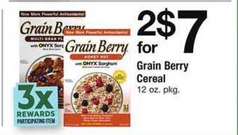 Safeway Grain berry cereal offer