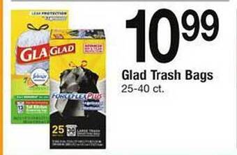 Safeway Glad trash bags offer