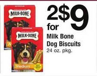 Safeway Milk bone dog biscuits offer