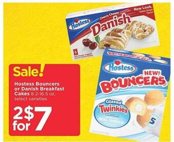 Cub Foods Hostess bouncers or danish breakfast cakes offer
