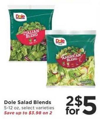 Cub Foods Dole salad blends offer