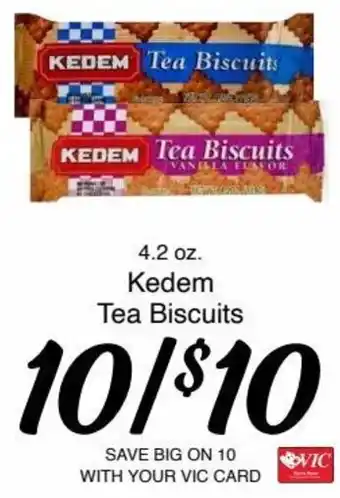 Harris Teeter Kedem Tea Biscuits 4.2 oz. offer