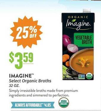 Natural Grocers Imagine select organic broths offer
