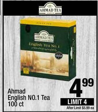 Super King Markets Ahmad english no.1 tea offer