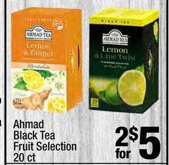 Super King Markets Ahmad black tea fruit selection offer