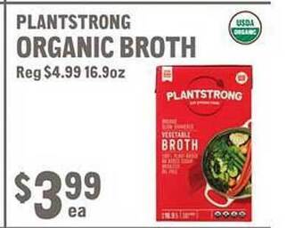 New Seasons Market Plantstrong organic broth offer
