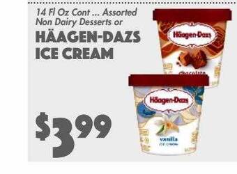 The Food Emporium Häagen-dazs ice cream offer