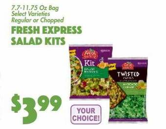 The Food Emporium Fresh express salad kits offer
