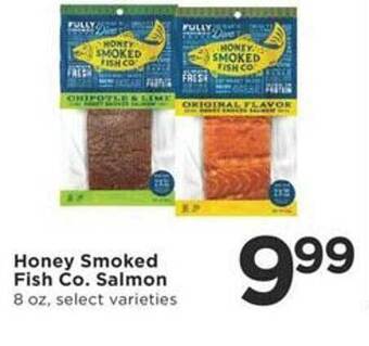 Cub Foods Honey smoked fish co. salmon offer