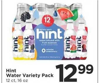Cub Foods Hint water variety pack offer