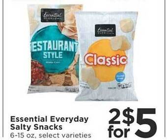 Cub Foods Essential everyday salty snacks offer