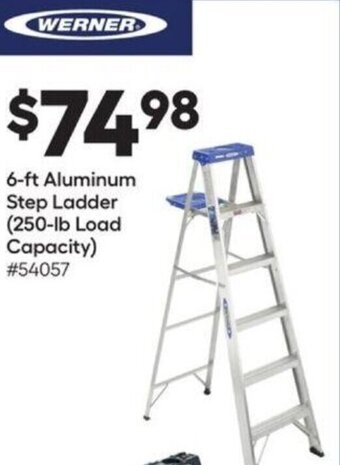 Lowe's 6-ft Aluminum Step Ladder (250-lb Load Capacity) offer