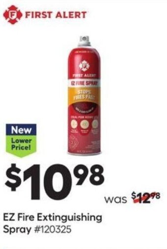 Lowe's EZ Fire Extinguishing Spray offer