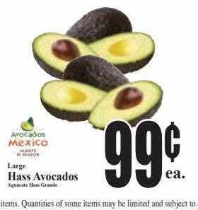 Baja Ranch Hass avocados offer