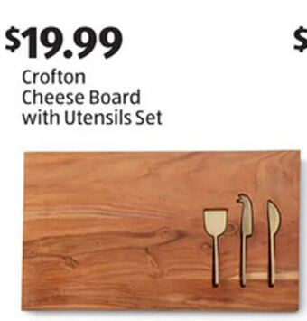 Aldi Crofton Cheese Board with Utensils Set offer