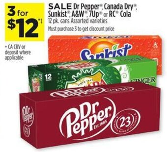 Dollar General Dr Pepper Canada Dry Sunkist A&W 7Up or RC Cola offer