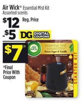 Dollar General Air Wick Essential Mist Kit offer