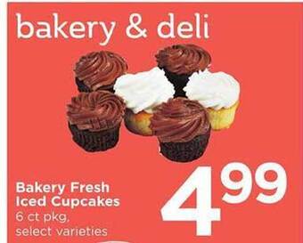 SHOPPERS Bakery fresh iced cupcakes offer