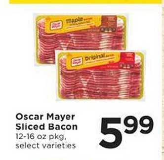 SHOPPERS Oscar mayer sliced bacon offer