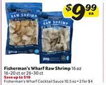 Winn Dixie Fisherman's wharf raw shrimp offer