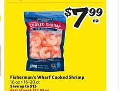 Winn Dixie Fisherman's wharf cooked shrimp offer