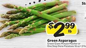 Winn Dixie Green asparagus offer