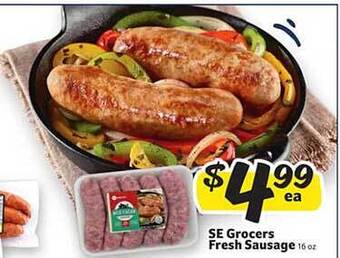 Winn Dixie Se grocers fresh sausage offer