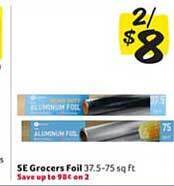 Winn Dixie Se grocers foil offer