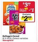 Winn Dixie Kellogg's cereal offer