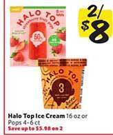 Winn Dixie Halo top ice cream offer